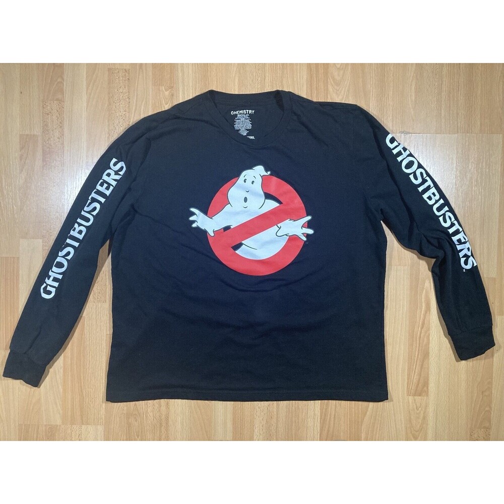 Ghostbusters Shirt (2XL) • Long Sleeve, Movie, Black, Chemistry